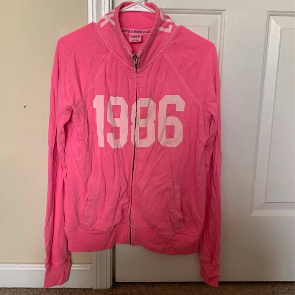 PINK Victorias Secret Zip Up Jacket 1986